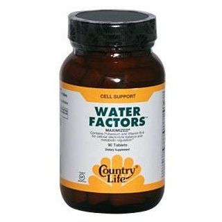 Country Life   Water Factors Maximized   90 Tablets Formerly Diuretic Factors, Pack of 4 Health & Personal Care