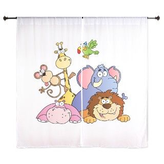 Jungle Animals 60 Curtains by bonfiredesigns