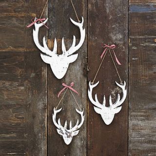 wooden stags head by ella james