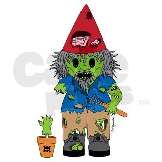 Zombie Gnome Keychains by mendi