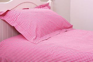 gingham duvet sets  9 colours available by babyface