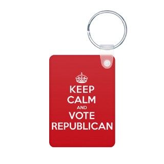 K C Vote Republican Keychains by KeepCalmParody