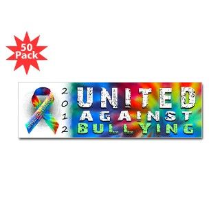 United Against Bullying Bumper Sticker by talkfoundation