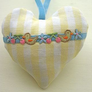 children's scented hanging heart by angel lodge studio