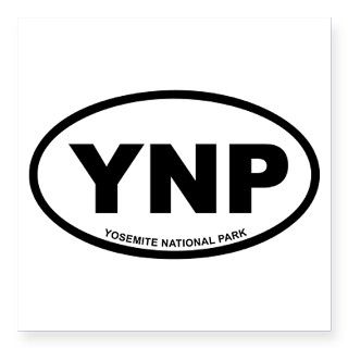 Yosemite National Park Euro Oval Sticker by Admin_CP10736077