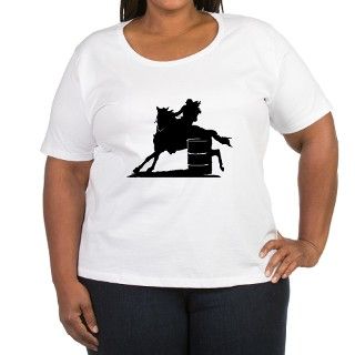 barrel racing silhouette T Shirt by ladybrinxdesign