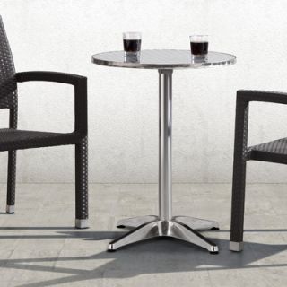 dCOR design Christable Round Folding Bistro Table