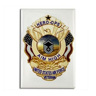 United States Air Force Veteran   Rectangle Magnet by listing store 113961638