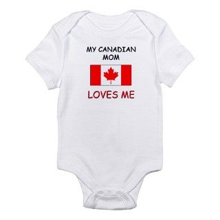 My Canadian Mom Loves Me Infant Bodysuit by nationality
