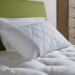 deluxe wool pillow protector by the wool room