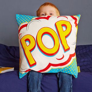 pop pop art cushion by coconutgrass