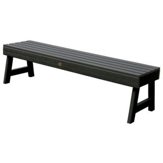 Weatherly Backless Synthetic Wood Picnic Bench