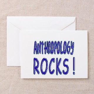 Anthropology Rocks Greeting Cards (Pk of 10) by TShirtDotCom