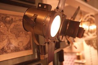 industrial triple tripod directors light by cambrewood