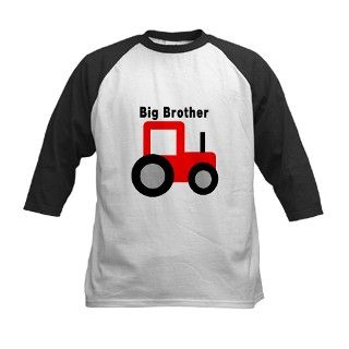 Big Brother Red Tractor Tee by agapebebetoo