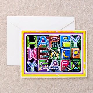 HAPPY NEW YEAR Greeting Cards (Pk of 10) by giftworks