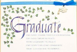 Graduation Card "Graduate , For Every Ending, There's a New Beginning" Health & Personal Care