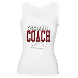 Cheer Coach Red Womens Tank Top by ididitdesigns