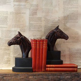 horse bookends by miafleur