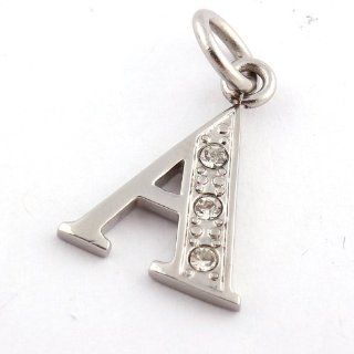 Love Necklace Letter A & Cz Diamond Pendants Necklaces for Women 316 Stainless Steel Necklaces for Men Charms Fashion Wedding Jewelry Pendants Unique Fashion Jewelry 50081  Baby Teether Toys  Baby