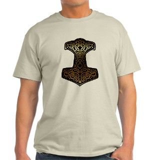 Brass Thors Hammer T Shirt by ecto_radio