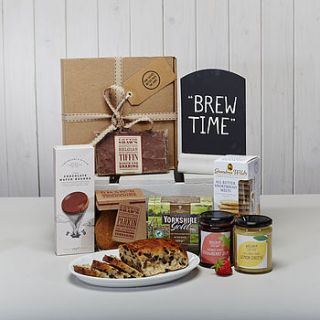 yorkshire tea and treats hamper by keelham farm shop