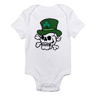 Skull Leprechaun Infant Bodysuit by woodsyend