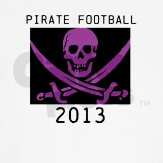 ECU Pirate Football 2013 Two Color Shirt by SugarMagnolias