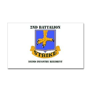 DUI   2nd Bn   502nd Infantry Regt with Text Stick by mtsservices2