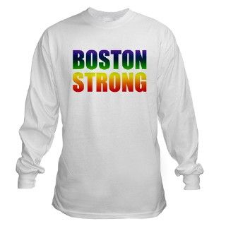 BOSTON STRONG Long Sleeve T Shirt by BOSTONPRIDE2013
