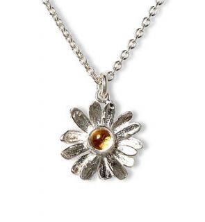 daisy stone set necklace by vivi celebrations