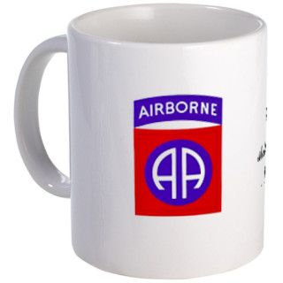 82nd Airborne Shakespeare Mug by patriot_arts