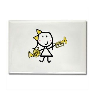 Mello & French Horn Rectangle Magnet by littlelizzy