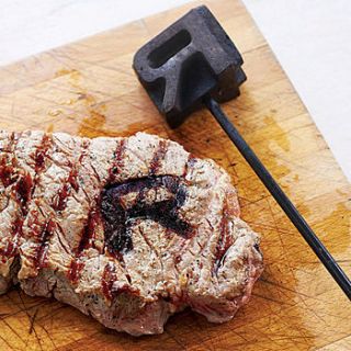 branding iron for steaks by hunter gatherer