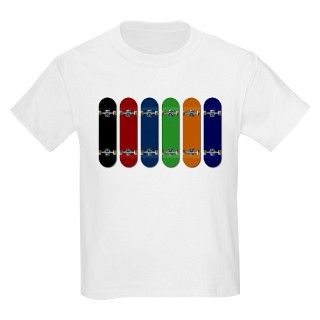 Skateboards Kids T Shirt by katalystkids