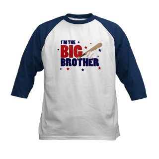 big brother baseball Tee by zoeysattic
