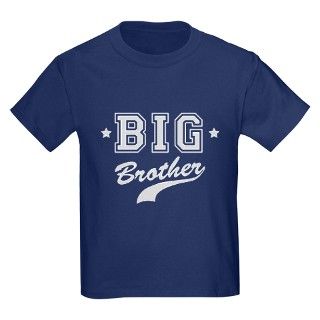 Big Brother   Team Kids Navy T Shirt by greenpixel