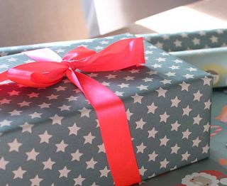 large star wrapping paper pack by the chalk lion