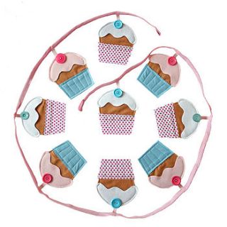 fairy cake bunting by nickynackynoo