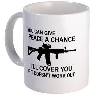 Peace a Chance   Mug by PoliticallyInjected