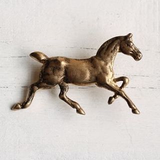 horse brooch by silk purse, sow's ear