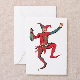 Joker   What A Dancing Fool Greeting Cards (Pk of by cool4less