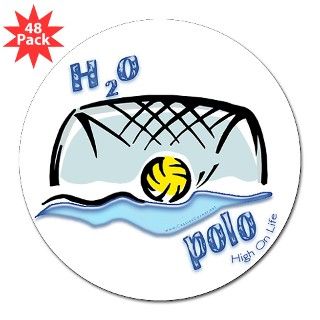 High On Life H2o Polo 3" Lapel Sticker (48 pk by clothes_cassie