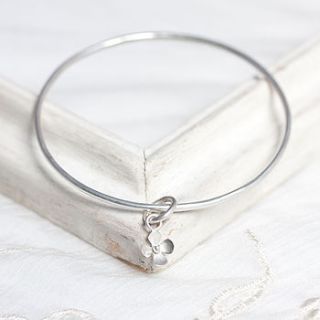 buttercup charm bangle by yume jewellery