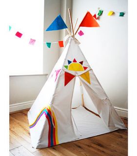 rainbow play tent teepee by wild things funky little dresses