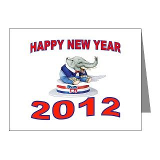 HAPPY 2012 Note Cards (Pk of 10) by HAPPY_NEWYEAR_