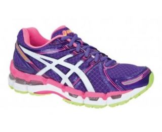 ASICS Ladies Gel Kayano 19 Running Shoes, Purple/Pink, US10.5 Shoes