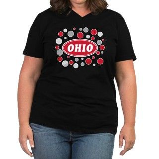 Celebrate Ohio Womens Plus Size V Neck Dark T Shi by thesullivanshop