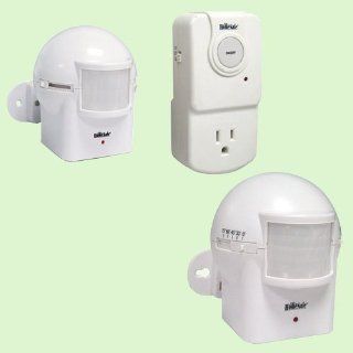 GSI Motion Detector Alarm System Package   G422RP6 AC Wall Outlet Plug Socket And Wide Range Deluxe Motion Detector With Swivel Head   For Security, Lighting, Energy Saving, Etc.   G616PR Wireless Outdoor Weather Resistant Motion Detector With Swivel Senso