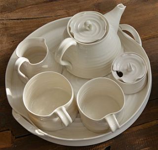 hand thrown porcelain mug set by gemma wightman ceramics